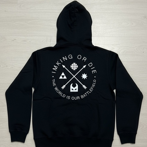 Black Hoodie Size XL IMKING - Picture 5 of 7